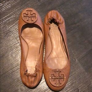 Tory Burch tan flats